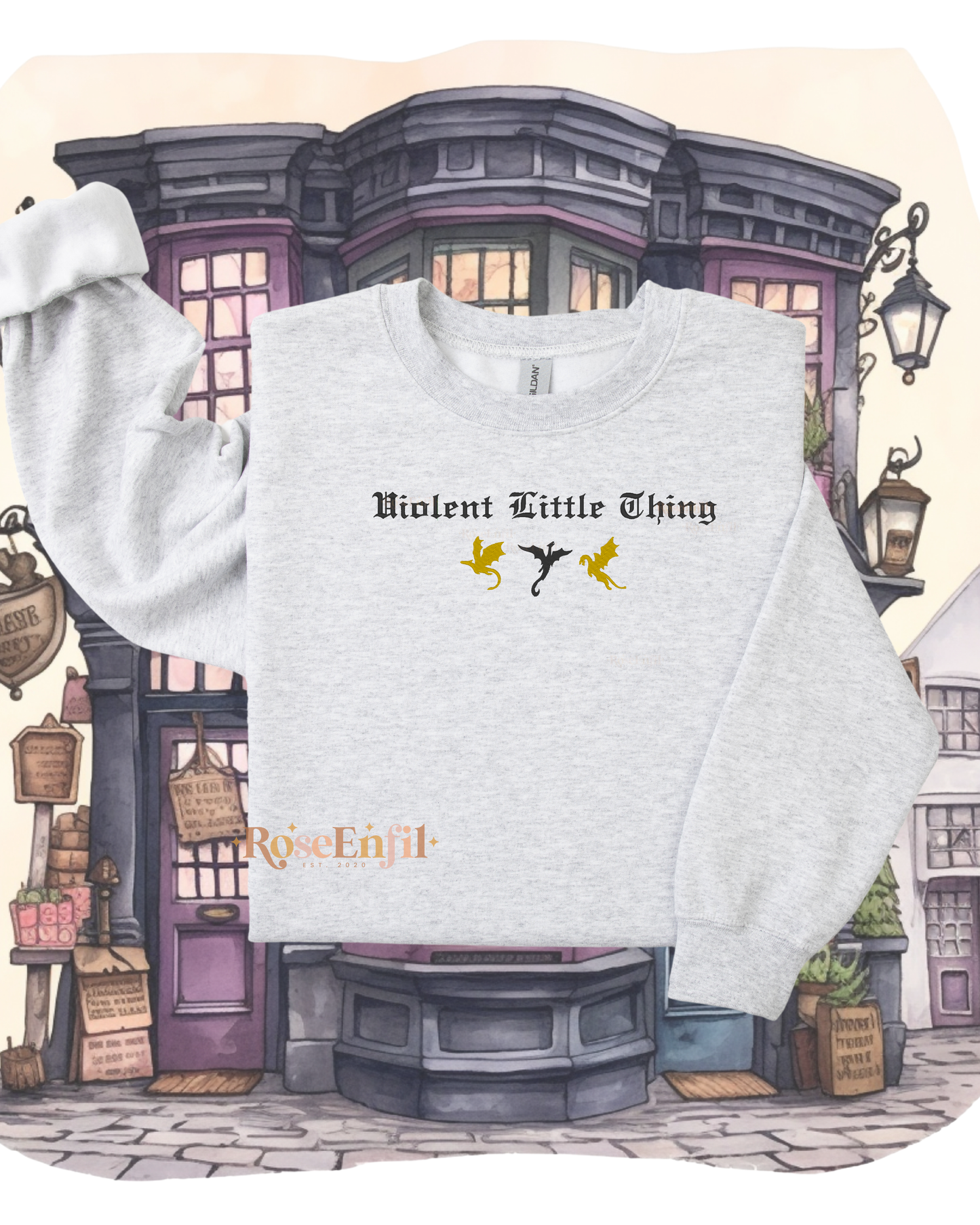 Petite chose violente  - Collection Livres fantastique - Broderie magique - Plusieurs couleurs