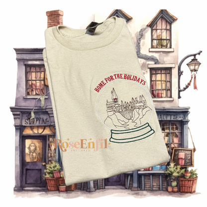 Noël à la maison - Christmas at home - Château école de magie - Collection broderie magique de Noël - Plusieurs couleurs