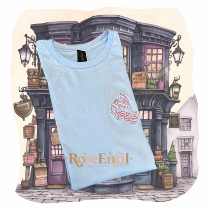 La voiture volante version noël - Collection noël magie - plusieurs couleurs