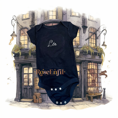 Précommande - Cache-couche Onesie - PRÉNOM ou MOT- Bébé