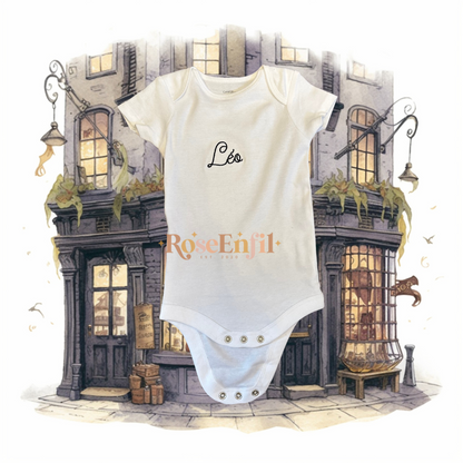 Précommande - Cache-couche Onesie - PRÉNOM ou MOT- Bébé