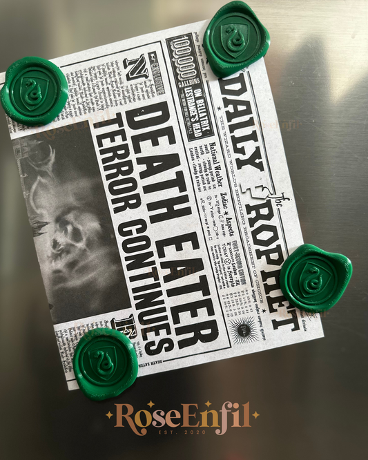 Maison du Serpent  - Vert - Sceau de cire imitation- Collection décor - Impression 3D (Copie)