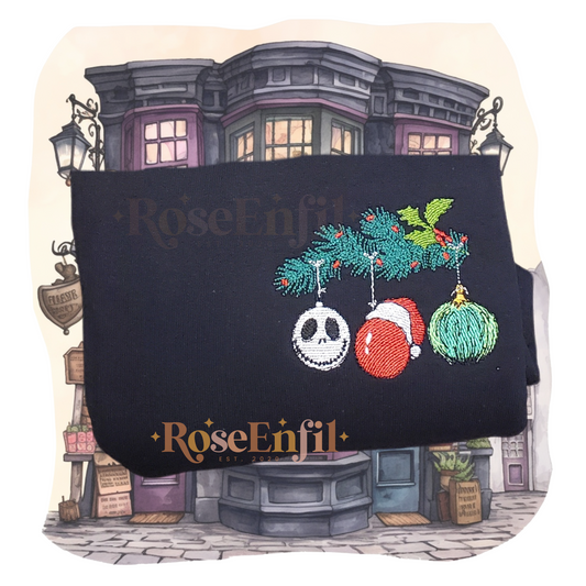 Festive Christmas Garland - Iconic Christmas Characters - Embroidery (multiple colors)
