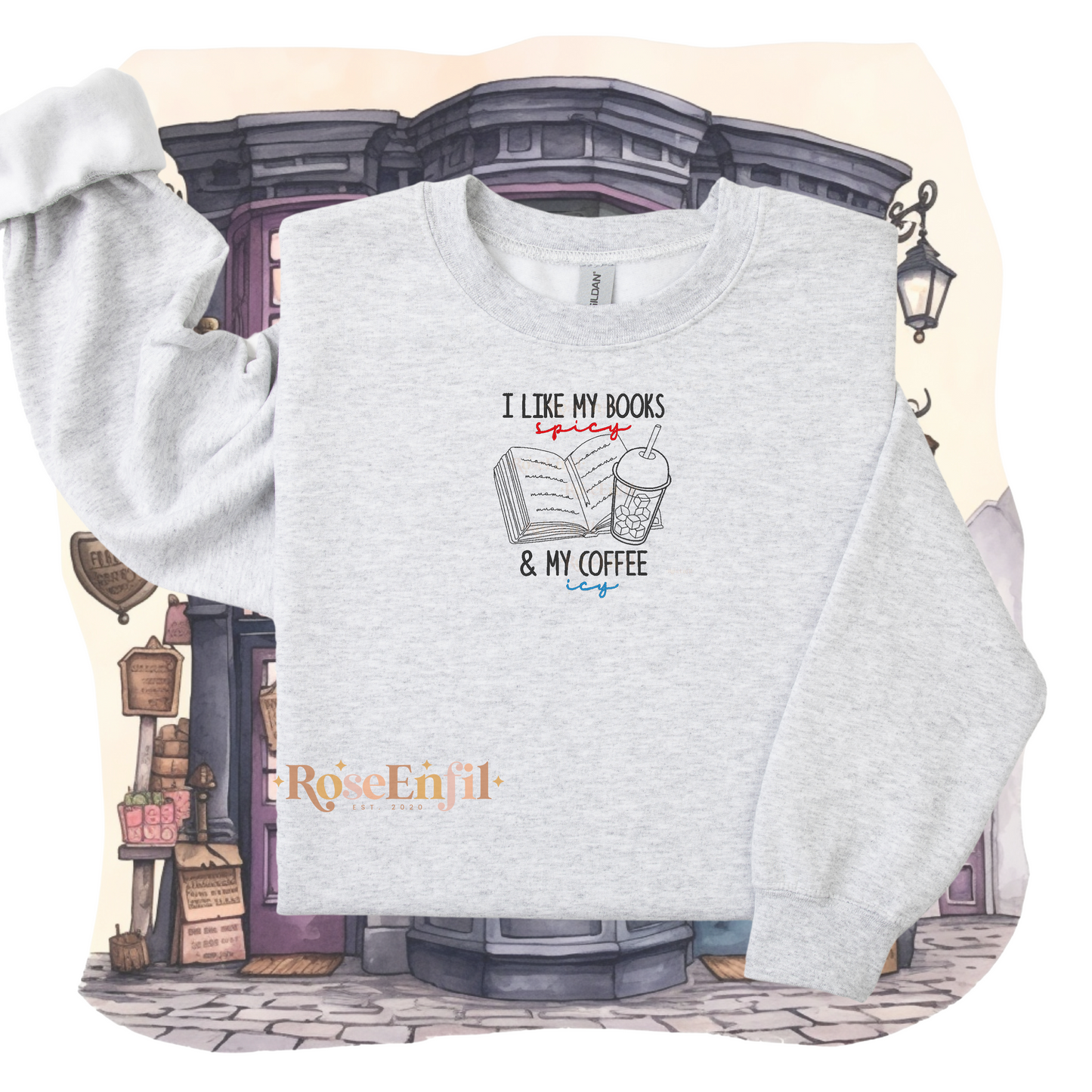 Café glacé et lecture - Collection livres -  Plusieurs couleurs