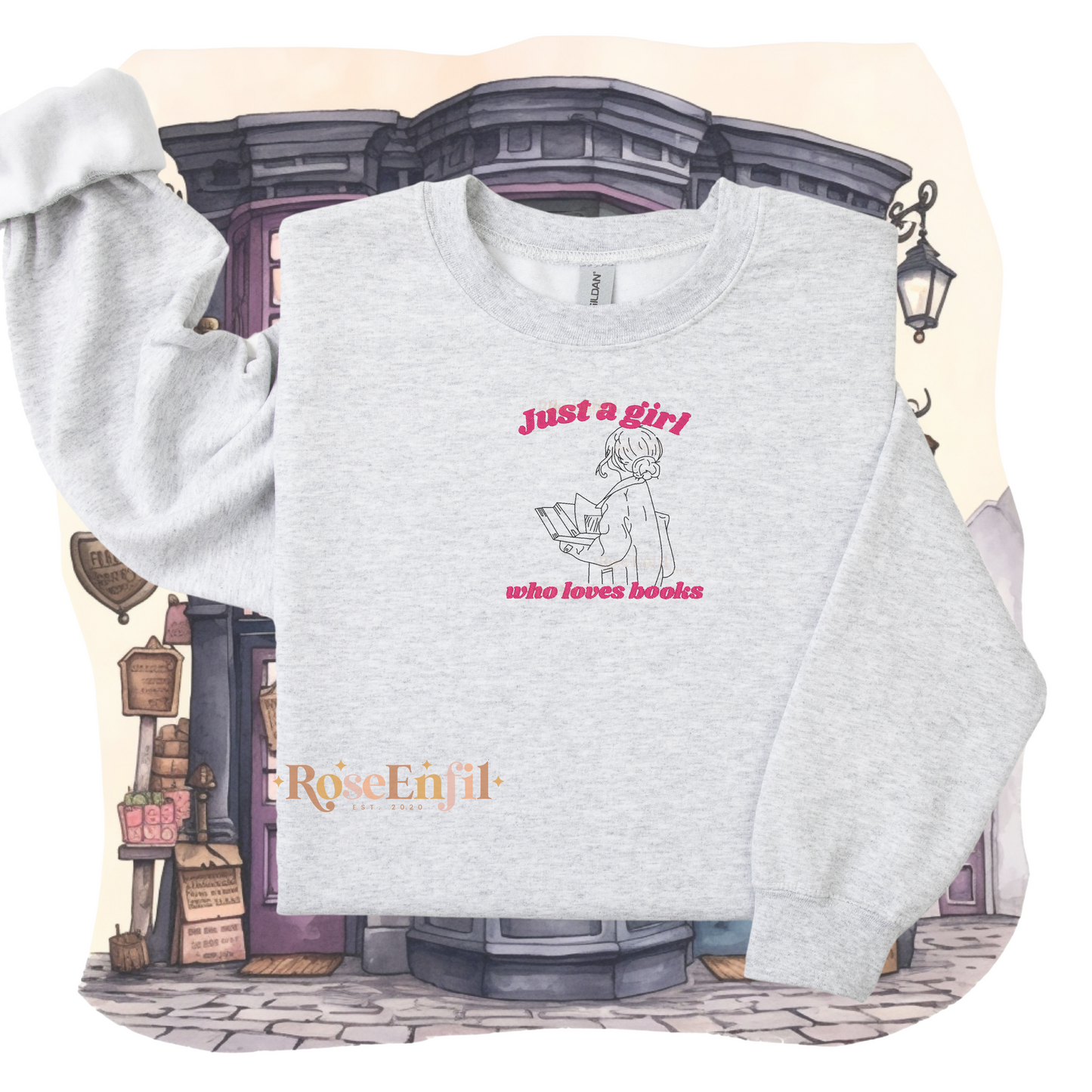 Une fille qui aime les livres  - Collection livres -  Plusieurs couleurs