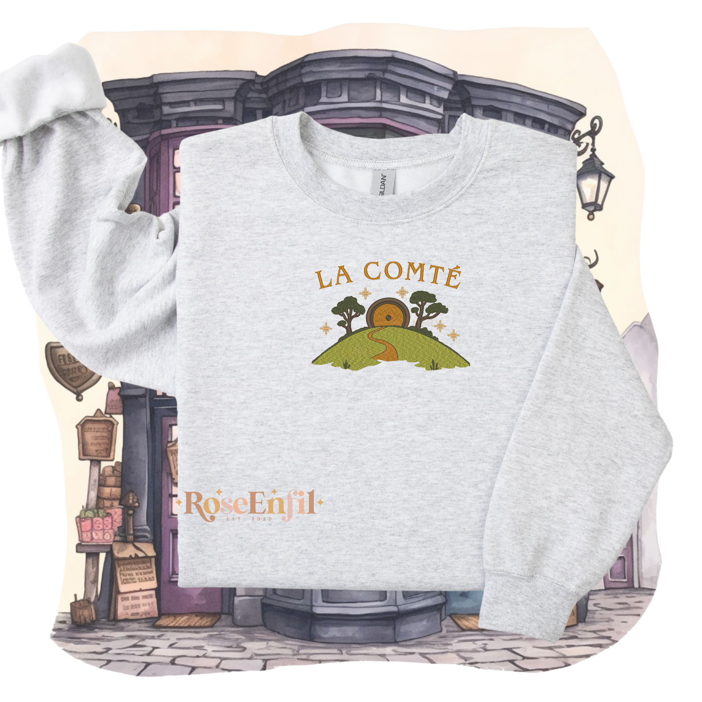 La Comté - Hobbit - Broderie magique - Plusieurs couleurs