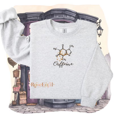 Molécule caféine  - Broderie passion -  Plusieurs couleurs