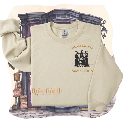 Atelier Saturne - Club Social (CREWNECK OU TSHIRT)