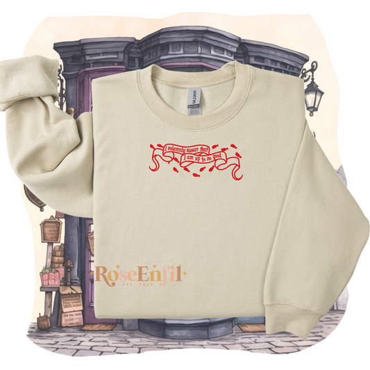 Je jure solennellement - Collection broderie magique - plusieurs couleurs