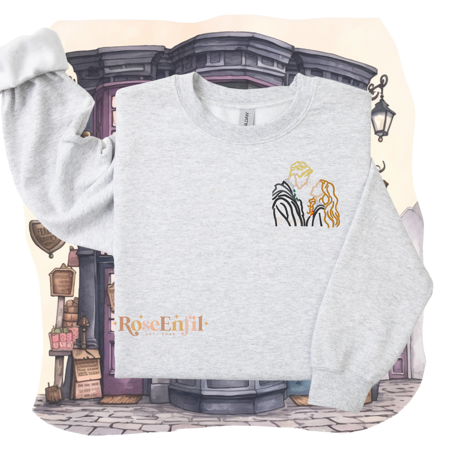 Amour interdit (avec ou sans texte) - Collection broderie magique- plusieurs couleurs