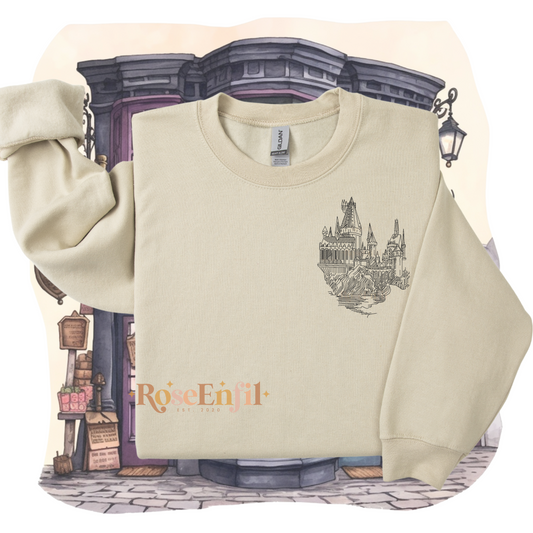 Château magique (école de magie) - Collection broderie magique  - Plusieurs couleurs