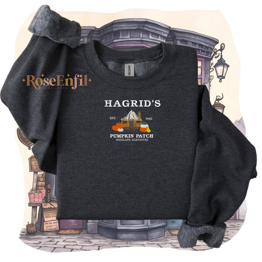 Champ de citrouille - Hagrid - Collection broderie magique automne  - Plusieurs couleurs