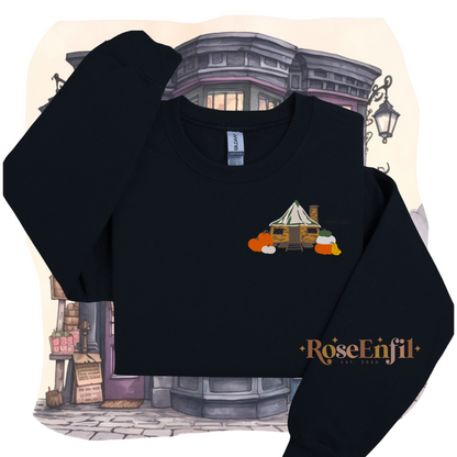 Cabane maison automnale  - Hagrid - Collection broderie magique automne  - Plusieurs couleurs