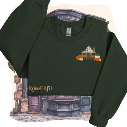 Cabane maison automnale  - Hagrid - Collection broderie magique automne  - Plusieurs couleurs
