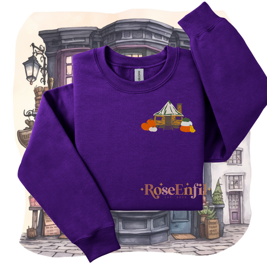 Cabane maison automnale  - Hagrid - Collection broderie magique automne  - Plusieurs couleurs