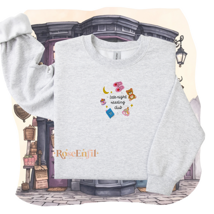 Club de lecture du soir -  Collection broderie livres - Plusieurs couleurs