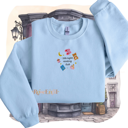 Club de lecture du soir -  Collection broderie livres - Plusieurs couleurs
