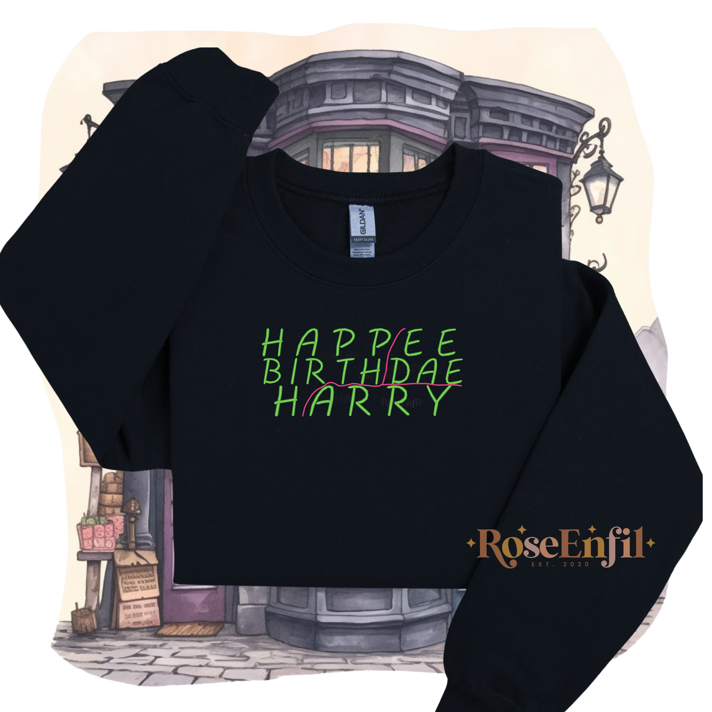 Joyeux anniversaire Harry (2025)-  Collection broderie magique - Plusieurs couleurs