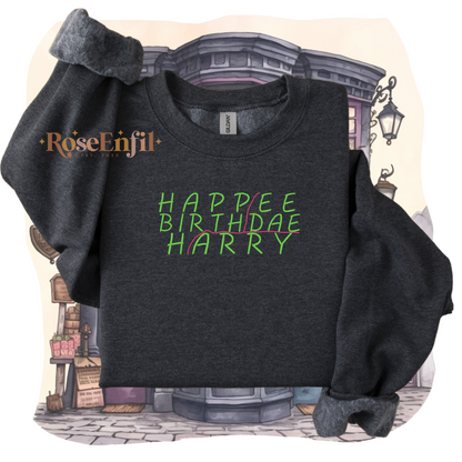 Joyeux anniversaire Harry (2025)-  Collection broderie magique - Plusieurs couleurs