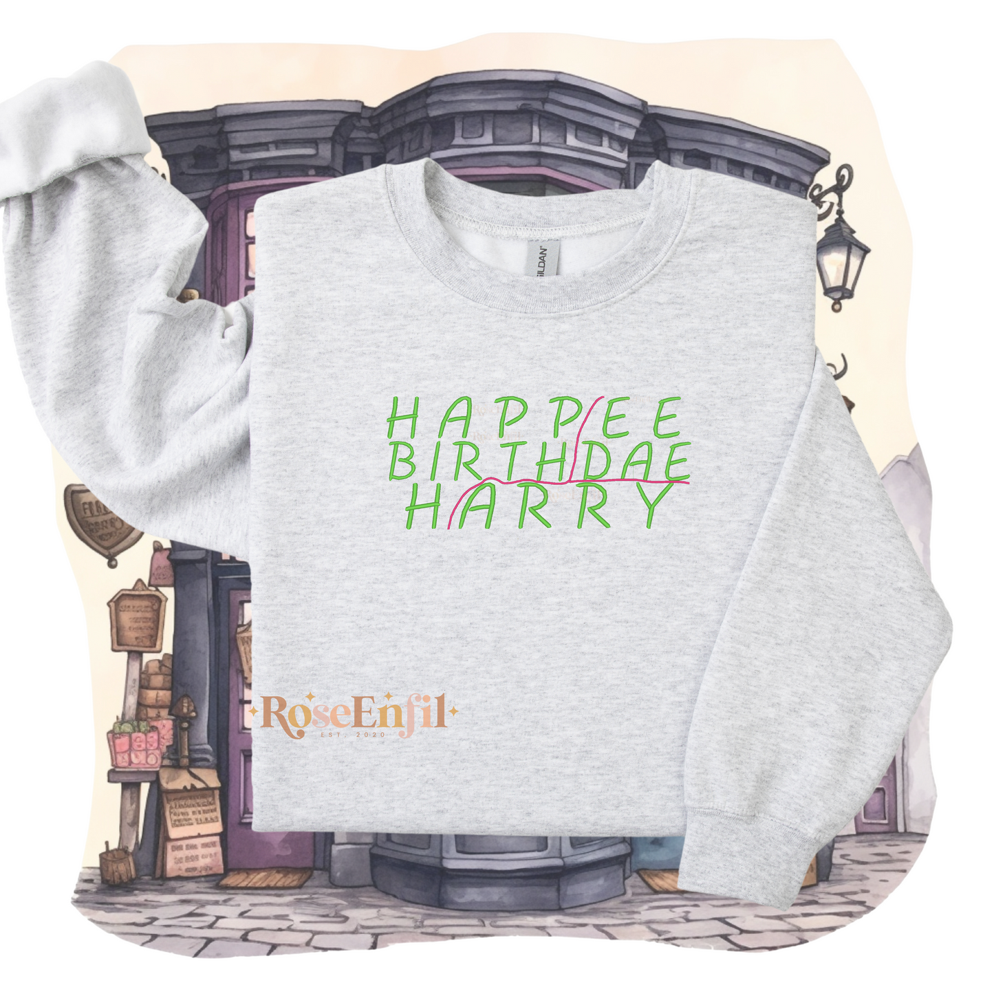 Joyeux anniversaire Harry (2025)-  Collection broderie magique - Plusieurs couleurs