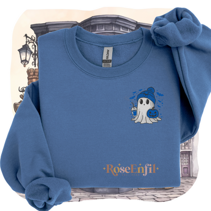Fantôme maison de l'aigle (savoir)  - Collection broderie magique et Halloween (automne et spooky) - Plusieurs couleurs