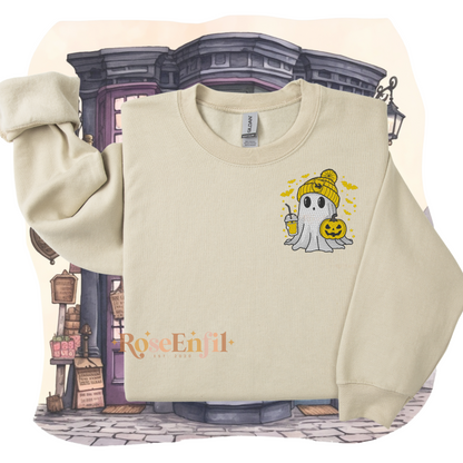 Fantôme maison du blaireau (loyauté)  - Collection broderie magique et Halloween (automne et spooky) - Plusieurs couleurs