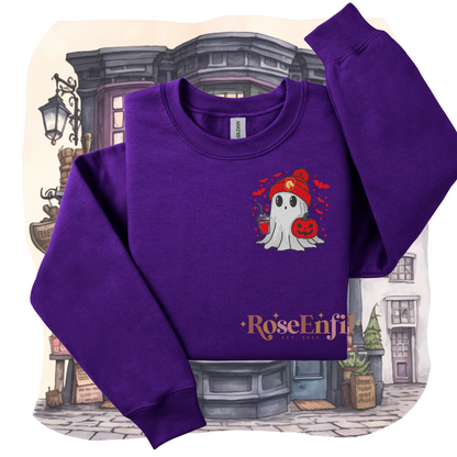 Fantôme maison du lion (Courage)  - Collection broderie magique et Halloween (automne et spooky) - Plusieurs couleurs