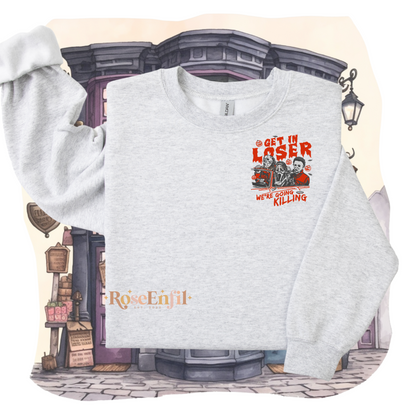 En voiture les loosers  - Collection broderie Halloween (automne et spooky) - Plusieurs couleurs