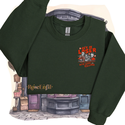 En voiture les loosers  - Collection broderie Halloween (automne et spooky) - Plusieurs couleurs