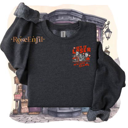 En voiture les loosers  - Collection broderie Halloween (automne et spooky) - Plusieurs couleurs