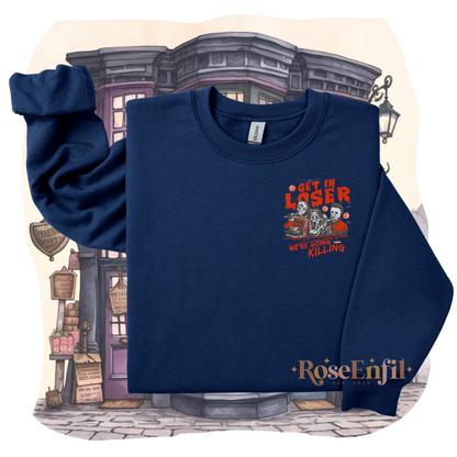 En voiture les loosers  - Collection broderie Halloween (automne et spooky) - Plusieurs couleurs