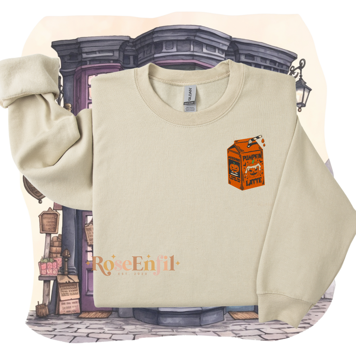 Jus de citrouilles effrayant  - Collection  Halloween (automne et spooky) - Plusieurs couleurs
