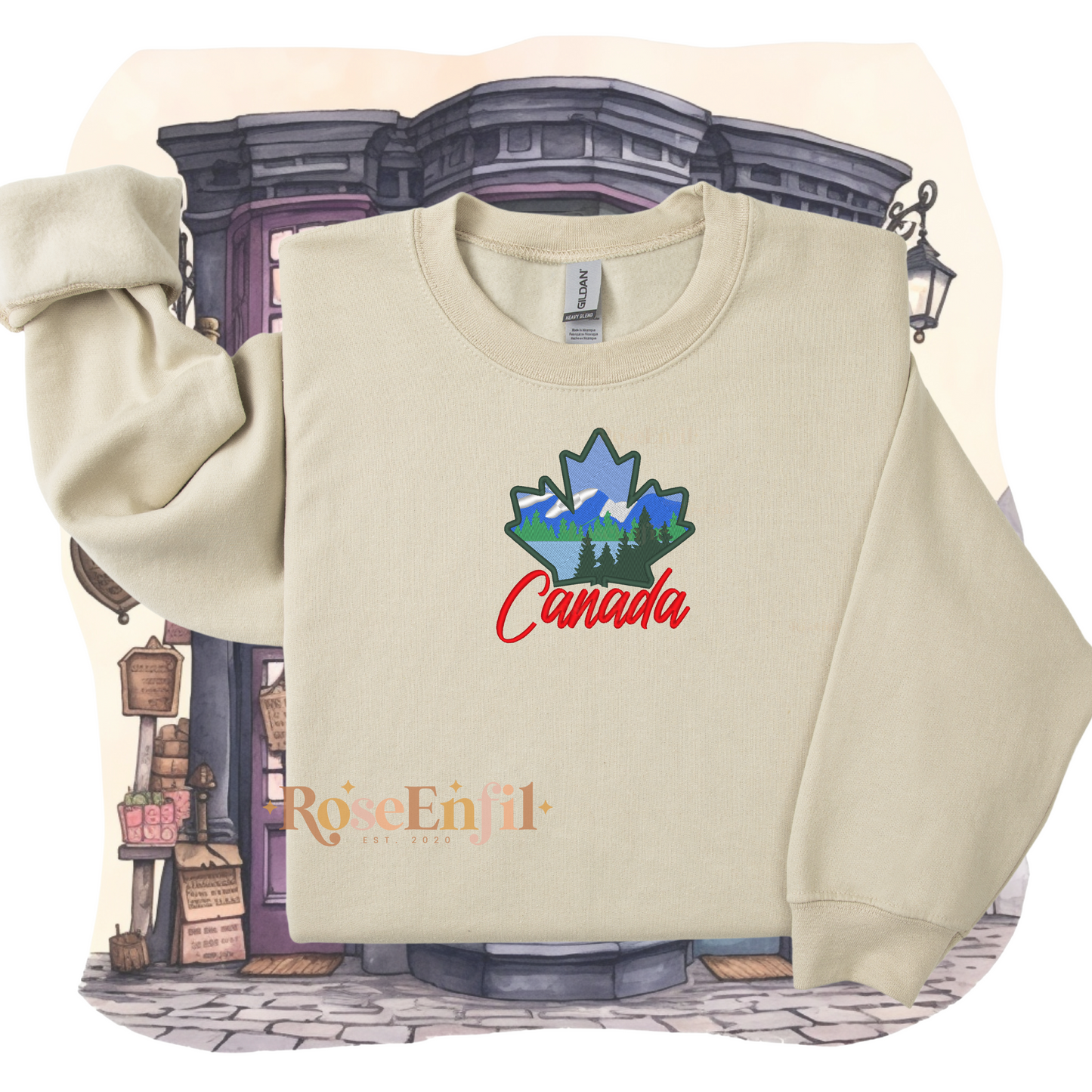 Canada  - Broderie magique Canada - plusieurs couleurs