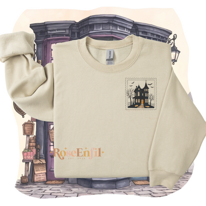 Maison hantée  - Collection  Halloween (automne et spooky) - Plusieurs couleurs