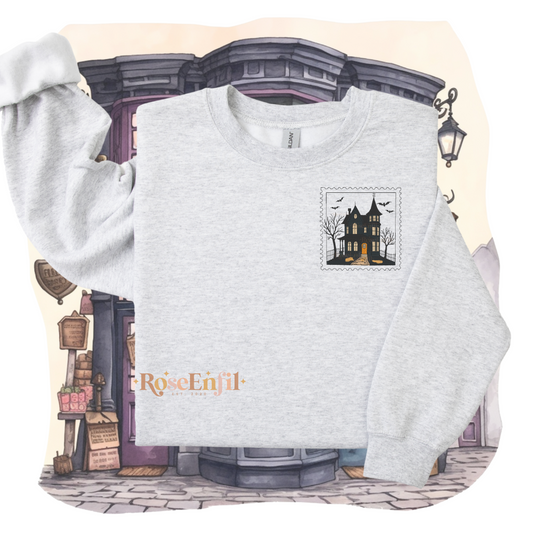 Maison hantée  - Collection  Halloween (automne et spooky) - Plusieurs couleurs