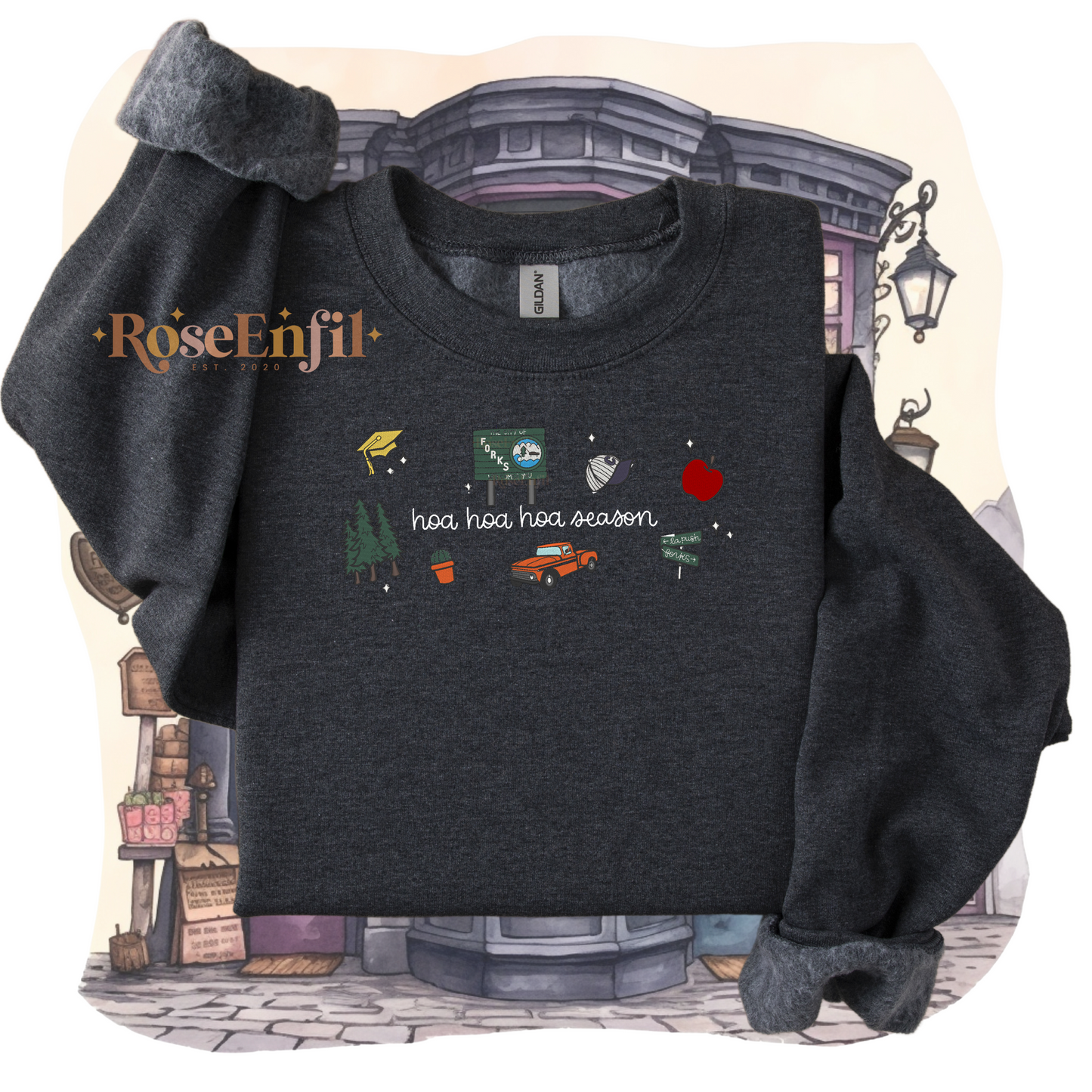 Vampires - Forks - Collection broderie inspirée de nos écrans et livres - Plusieurs couleurs
