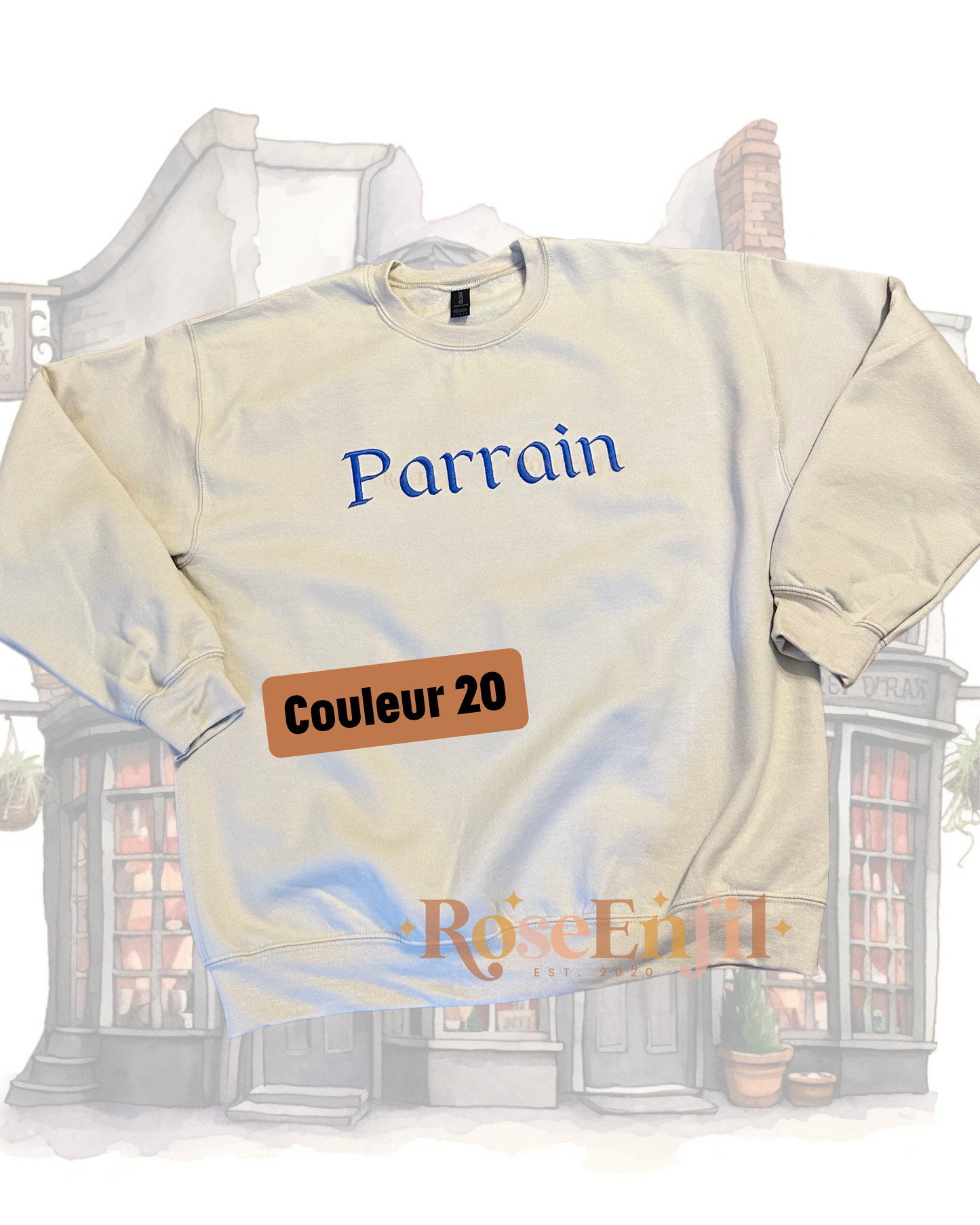 Marraine - Parrain - (option papa - maman et autres disponibles) - Collection Famille - Plusieurs couleurs