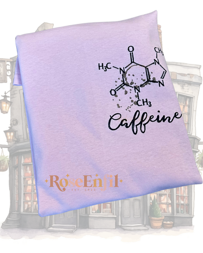 Molécule caféine  - Broderie passion -  Plusieurs couleurs