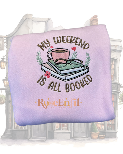 My weekend is all booked - club de lecture - bookish
