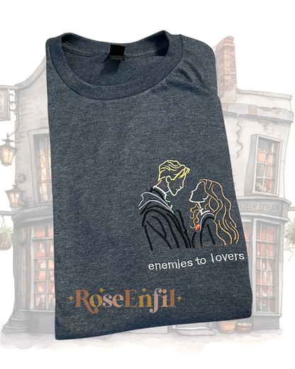 Enemies to lovers (with or without text) - Magic embroidery collection - several colors

