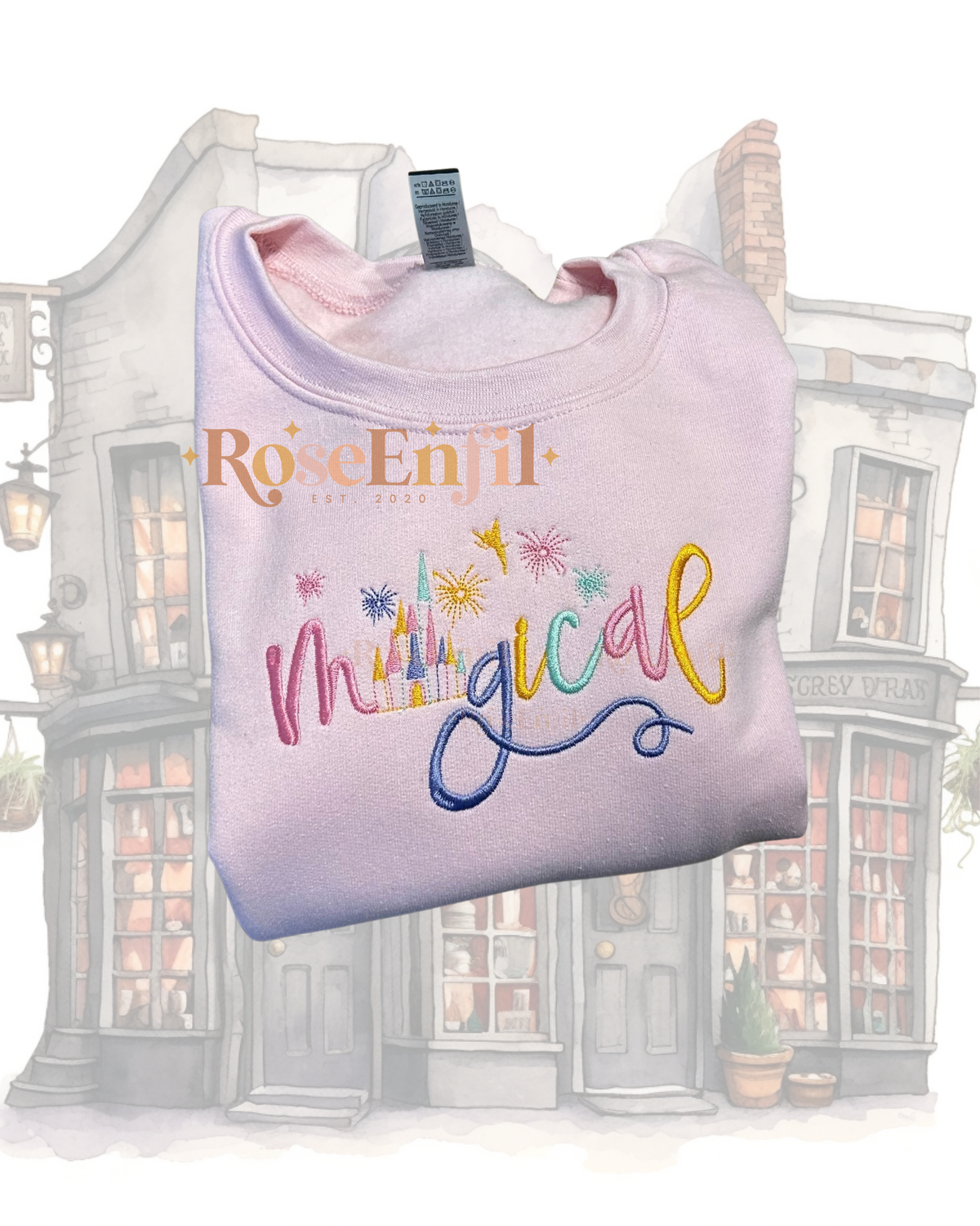 Magique  - Collection broderie  parc d'attractions et dessin animés - Plusieurs couleurs