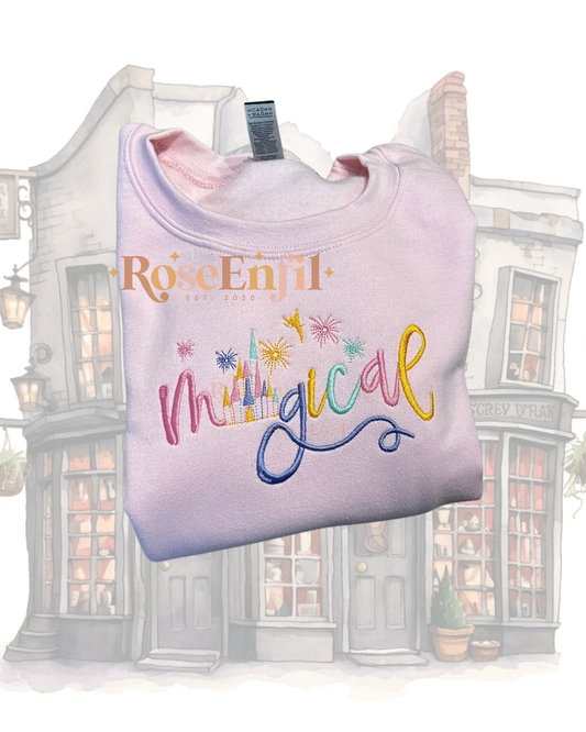 Magique  - Collection broderie  parc d'attractions et dessin animés - Plusieurs couleurs
