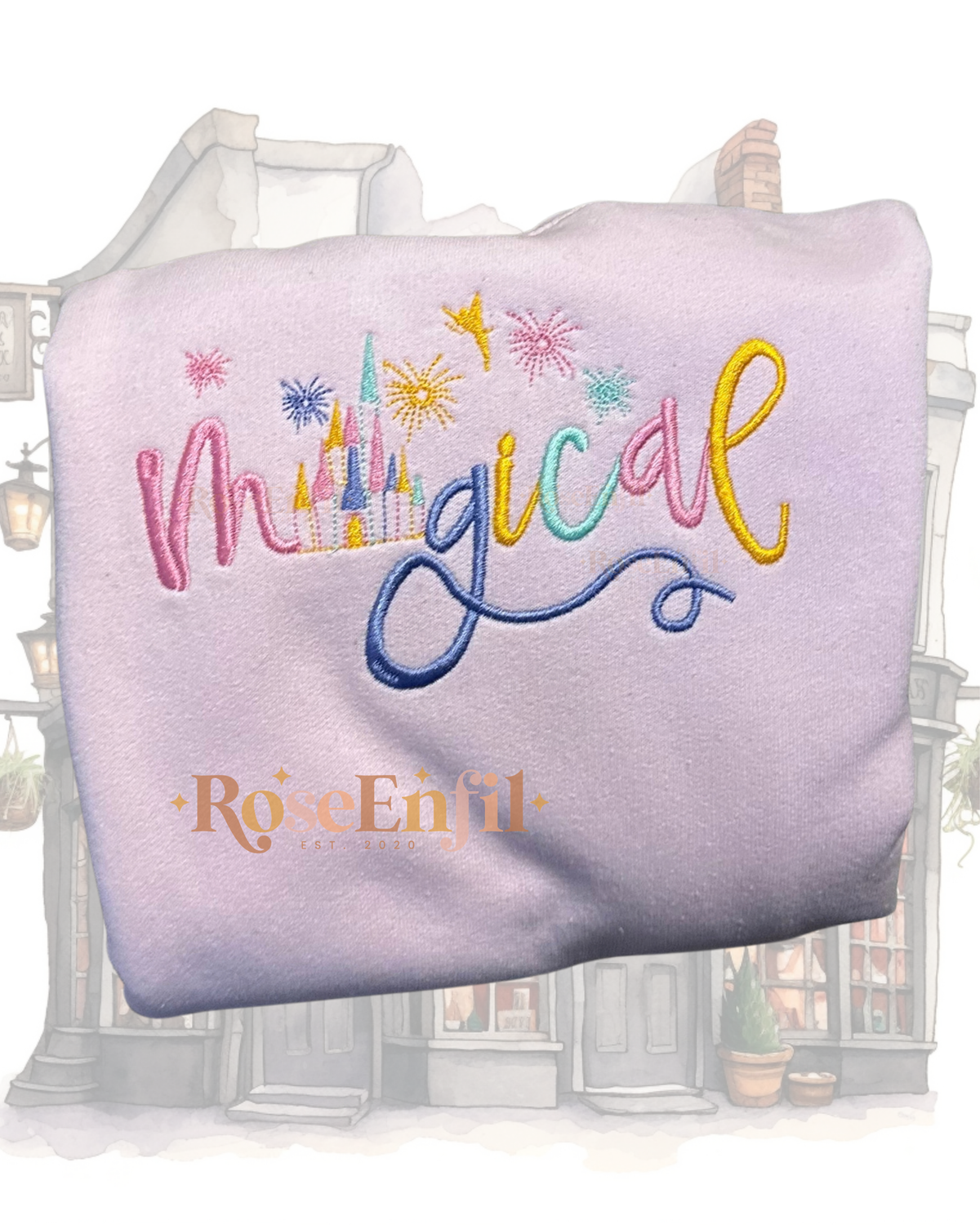 Magique  - Collection broderie  parc d'attractions et dessin animés - Plusieurs couleurs