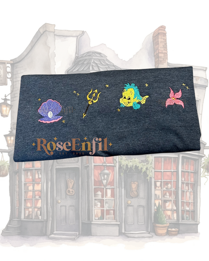 Sleeping Princess Symbols and Icons - Princess Collection - Magic Embroidery - Multiple Colors
