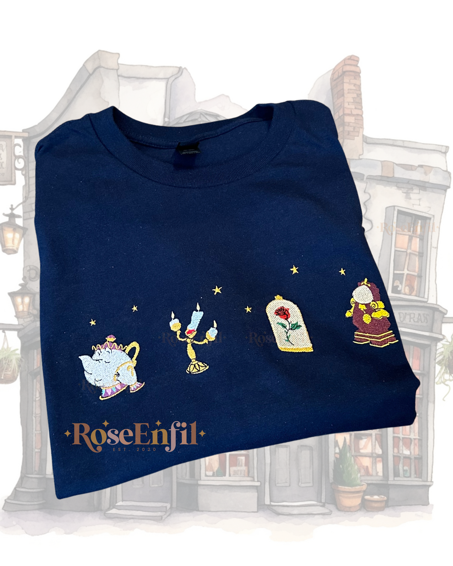 Belle (Symboles) - Collection Princesse  - Broderie magique - Plusieurs couleurs