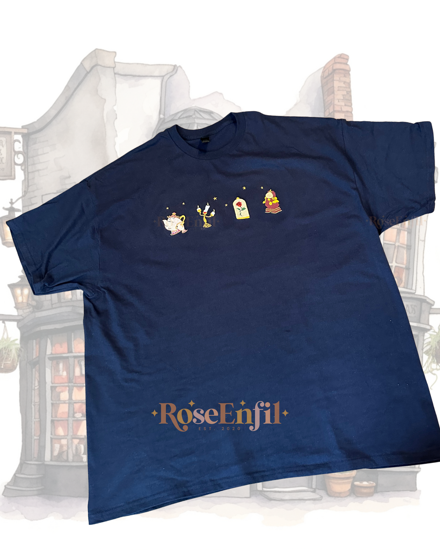 Belle (Symboles) - Collection Princesse  - Broderie magique - Plusieurs couleurs