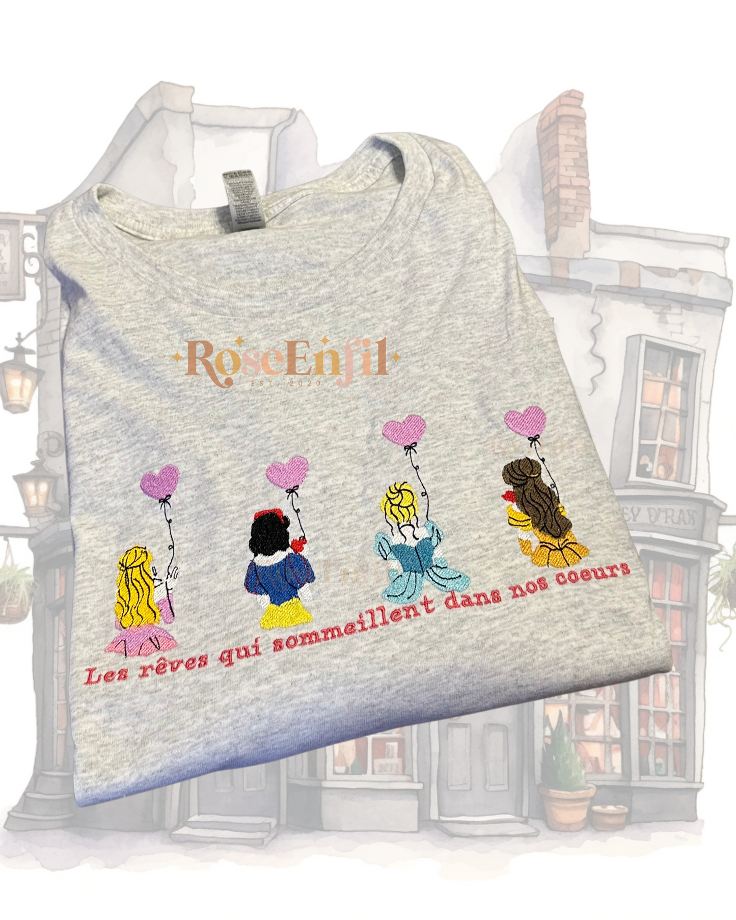 Les princesses - rêves - Collection Princesse  - Broderie magique - Plusieurs couleurs