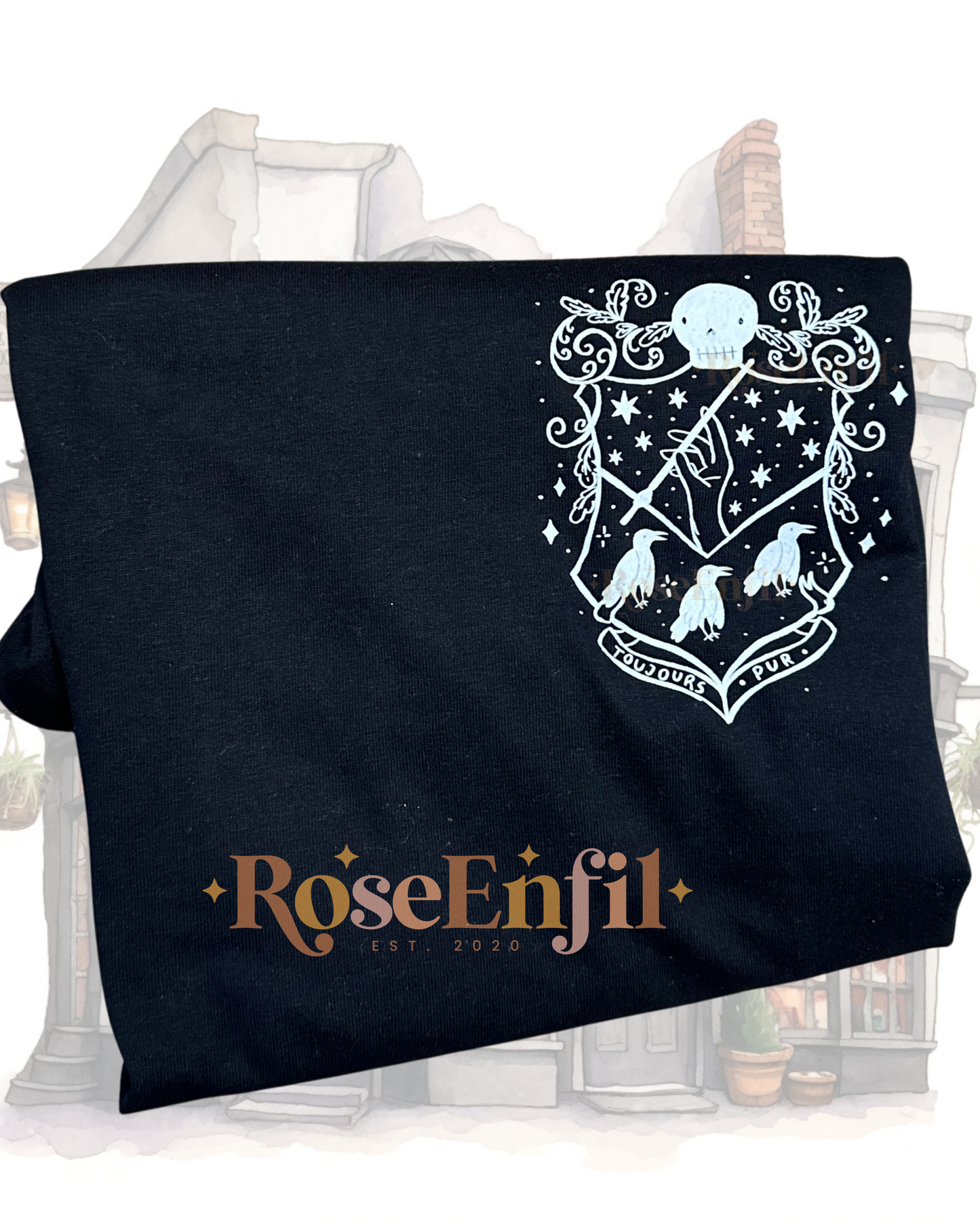 Blason de la noble famille de sorciers et sorcières - Imprimé