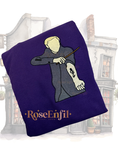 Draco (Draco) - Tattoo - The Boy Who Had No Choice - Magic Embroidery Collection - Multiple Colors
