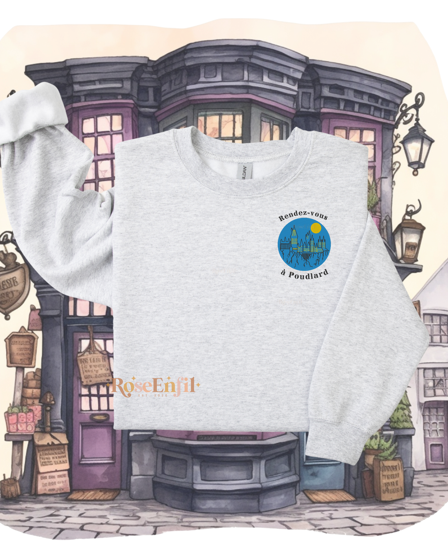 Rendez-vous à l'école de magie - Collection Broderie magique - Plusieurs couleurs